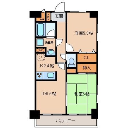 YM花小金井の物件間取画像